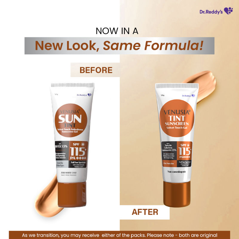 Venusia Sun Tint SPF 115, Highest SPF, Matte-finish, Brightening and Lightweight