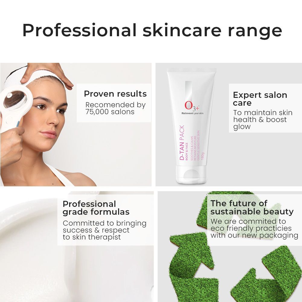 O3+ D-TAN Pack For Instant Tan Removal For All Skin Types