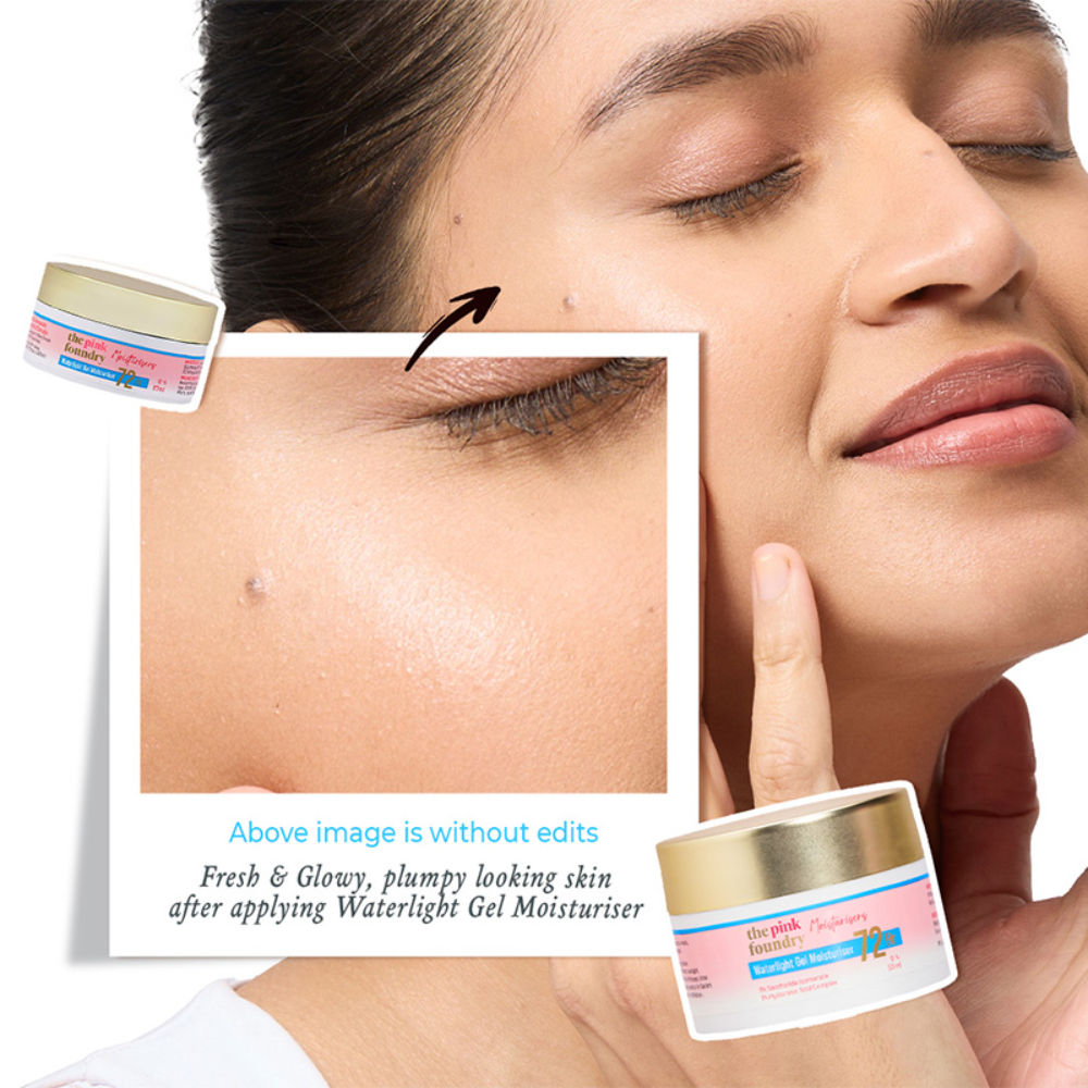 The Pink Foundry 72HR Waterlight Gel Moisturiser With 1% Hyaluronic Acid & 1% Saccharide Isomerate