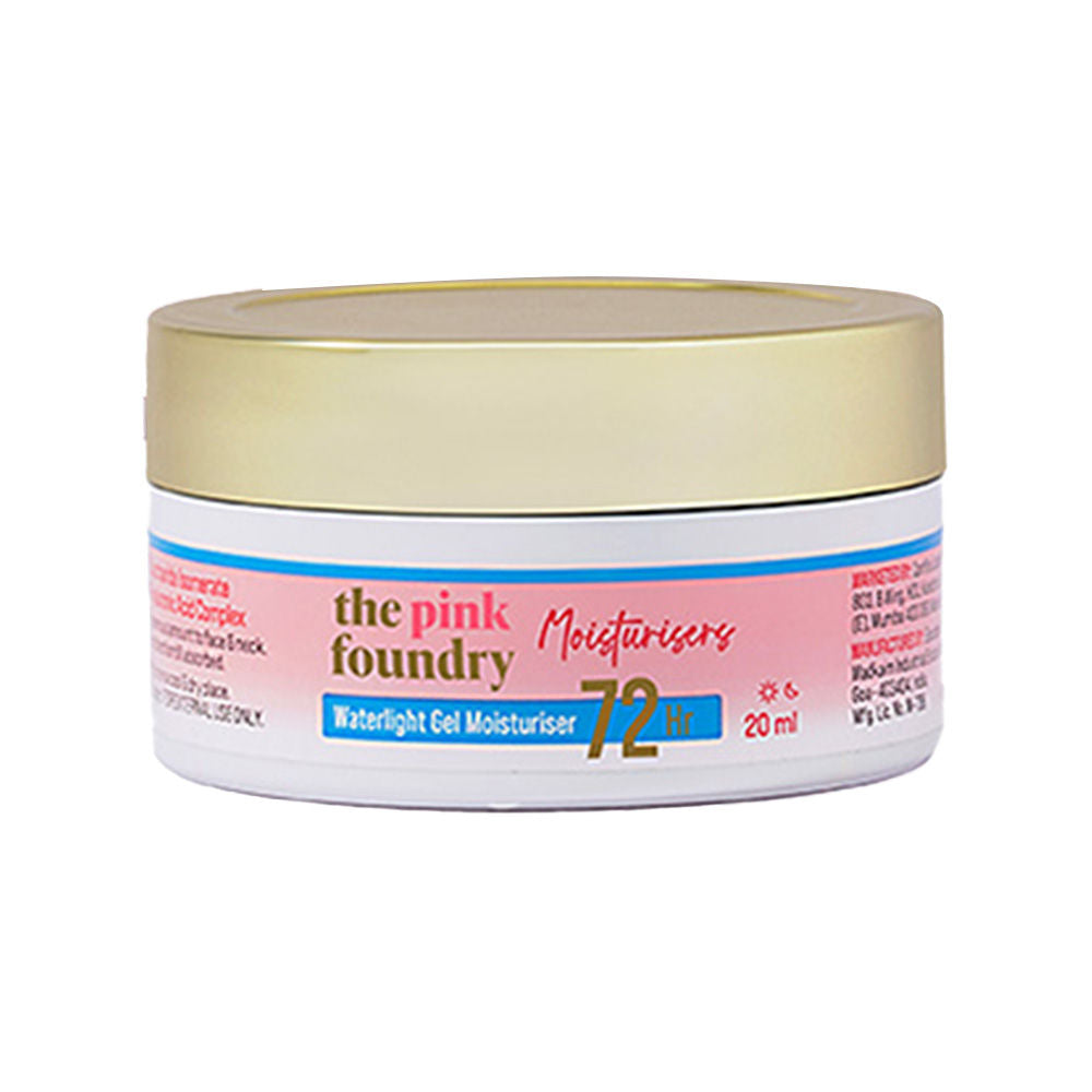 The Pink Foundry 72HR Waterlight Gel Moisturiser With 1% Hyaluronic Acid & 1% Saccharide Isomerate