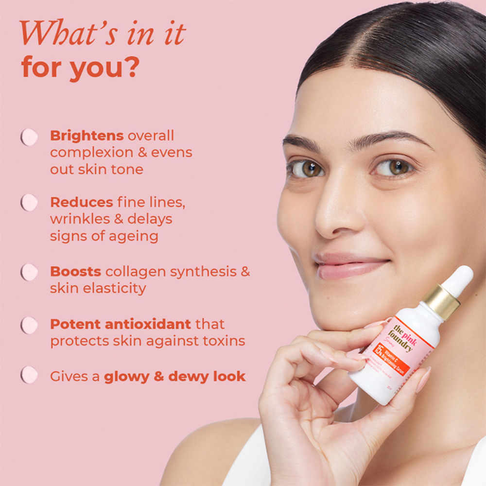 The Pink Foundry 15% Vitamin C Brightening Serum