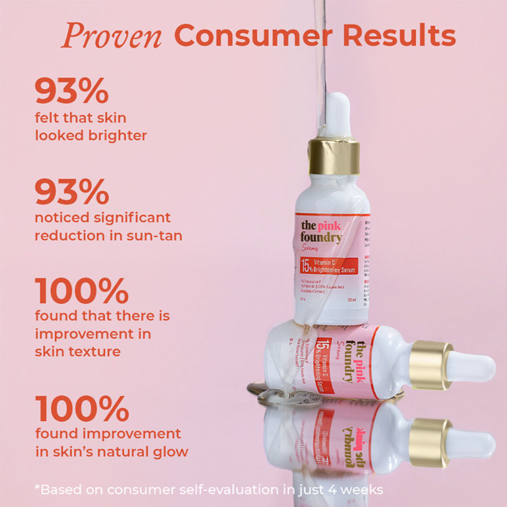 The Pink Foundry 15% Vitamin C Brightening Serum