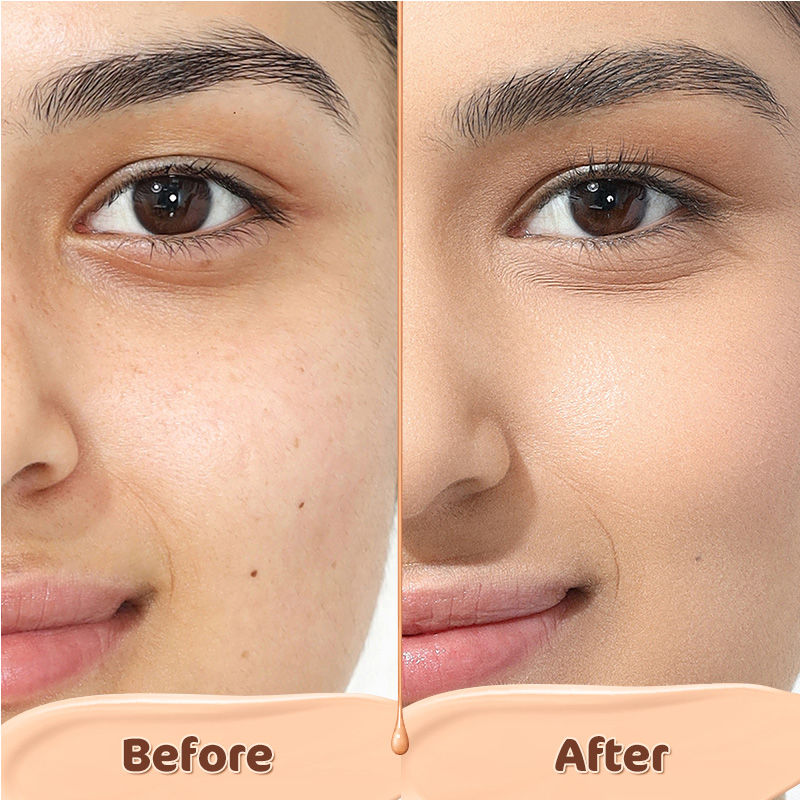 Mamaearth Glow Serum Foundation With Vitamin C & Turmeric For 12-hour Long Stay