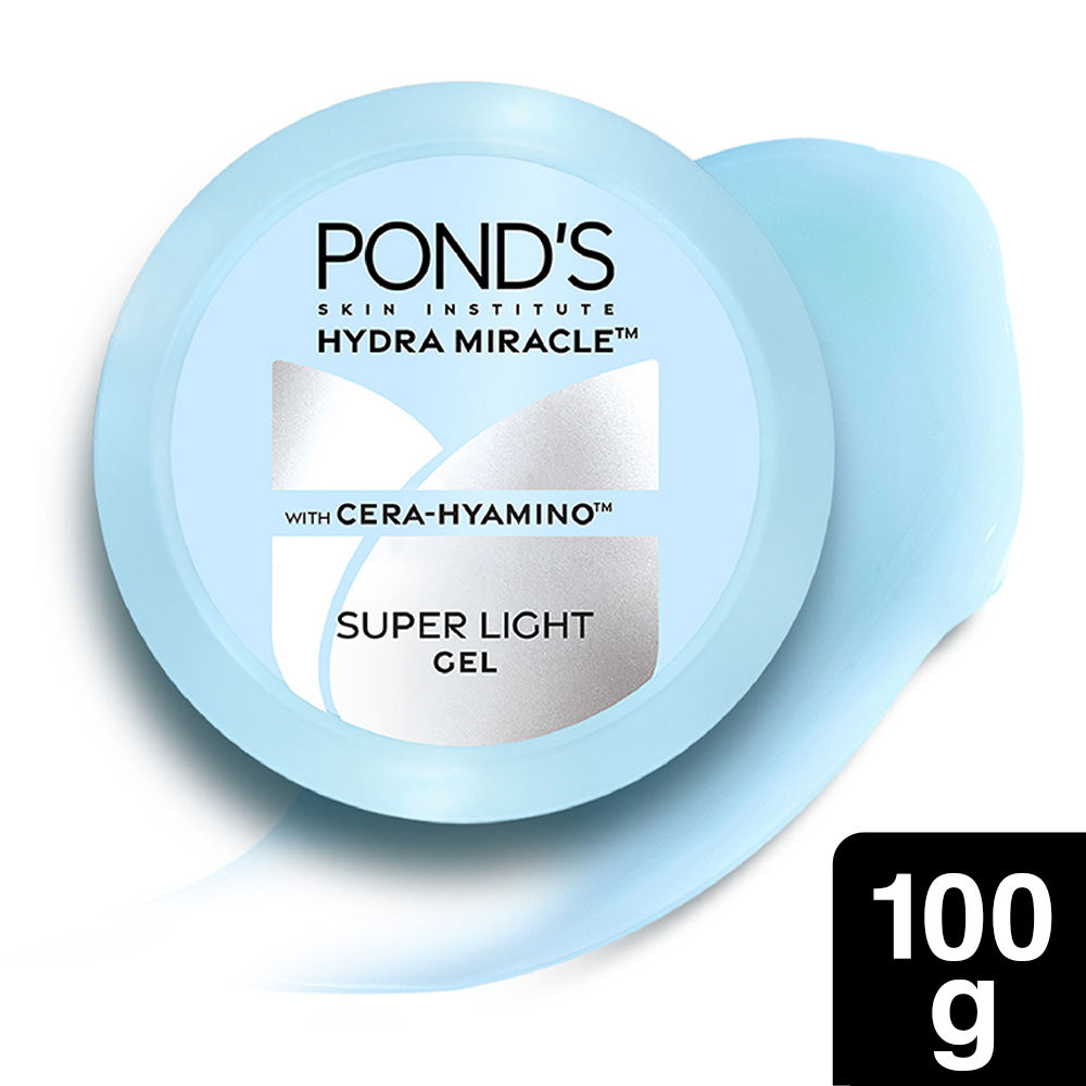 Ponds Super Light Gel Oil Free Moisturiser With Hyaluronic Acid + Vitamin E