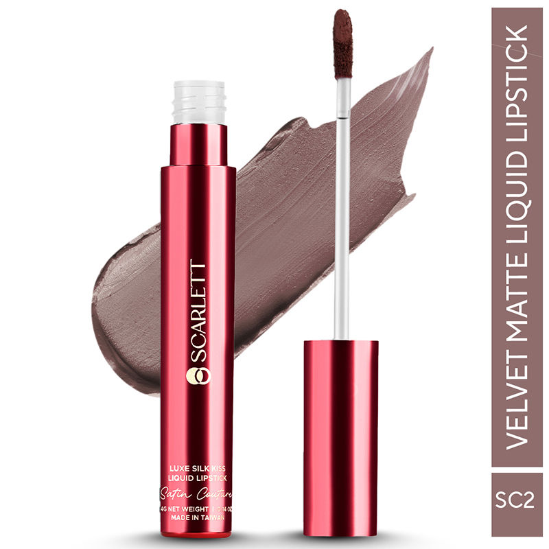 Scarlett Cosmetic Luxe Silk Kiss Liquid Lipstick 300N