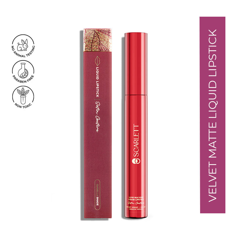Scarlett Cosmetic Luxe Silk Kiss Liquid Lipstick 300N