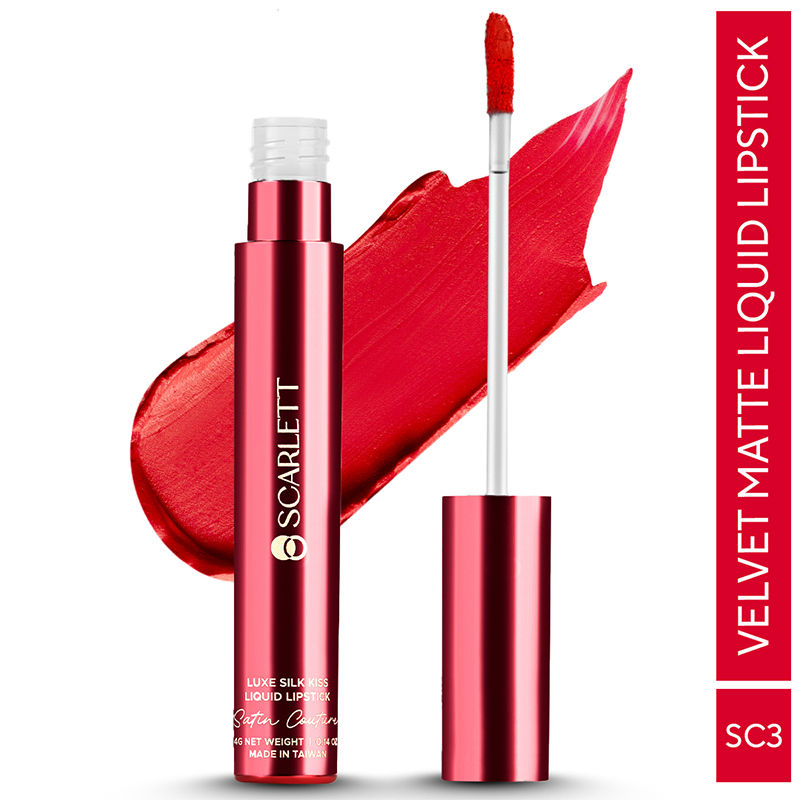 Scarlett Cosmetic Luxe Silk Kiss Liquid Lipstick 300N