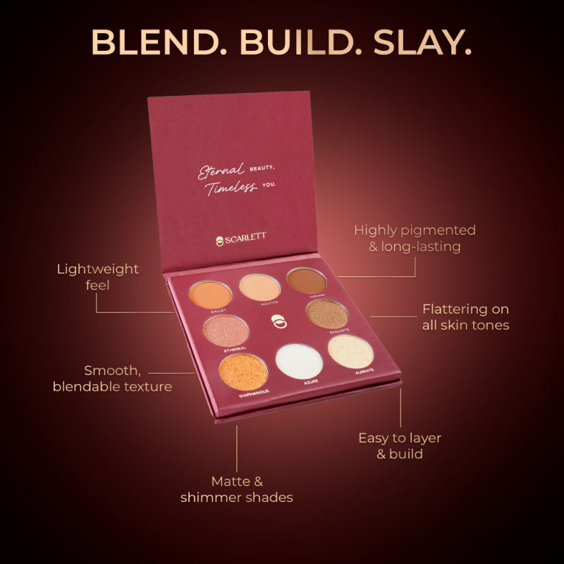 Scarlett Cosmetic Luxe Eyeshadow Palette