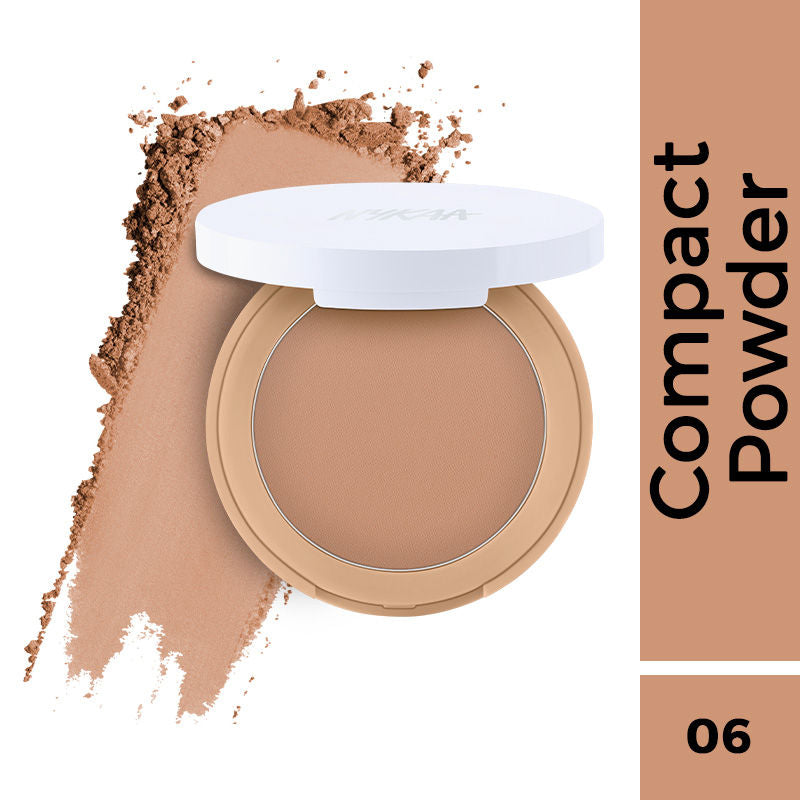 Nykaa Cosmetics All Day Matte 12HR Oil Control Face Compact Powder With SPF 15 PA ++