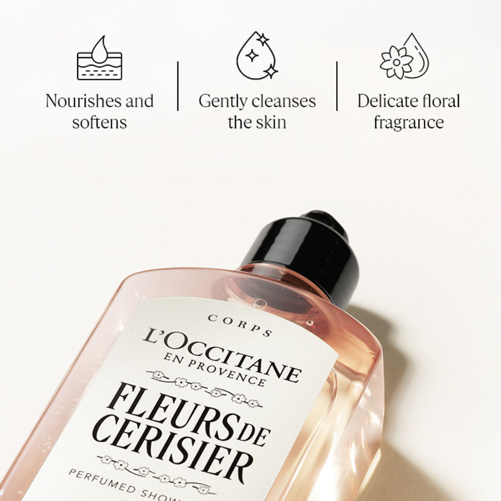 L'Occitane Fleurs de Cerisier (Cherry Blossom) Perfumed Shower Gel