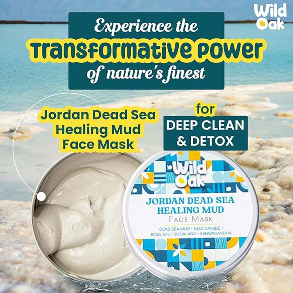 Wild Oak Jordan Dead Sea Healing Mud Face Mask