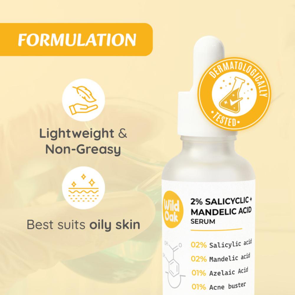 Wild Oak 2% Salicylic Mandelic Face Serum