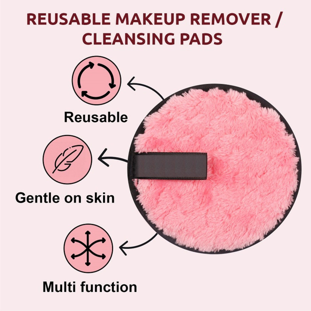Beautiliss Reusable Makeup Remover Cleansing Pad For Face & Eyes Big Size