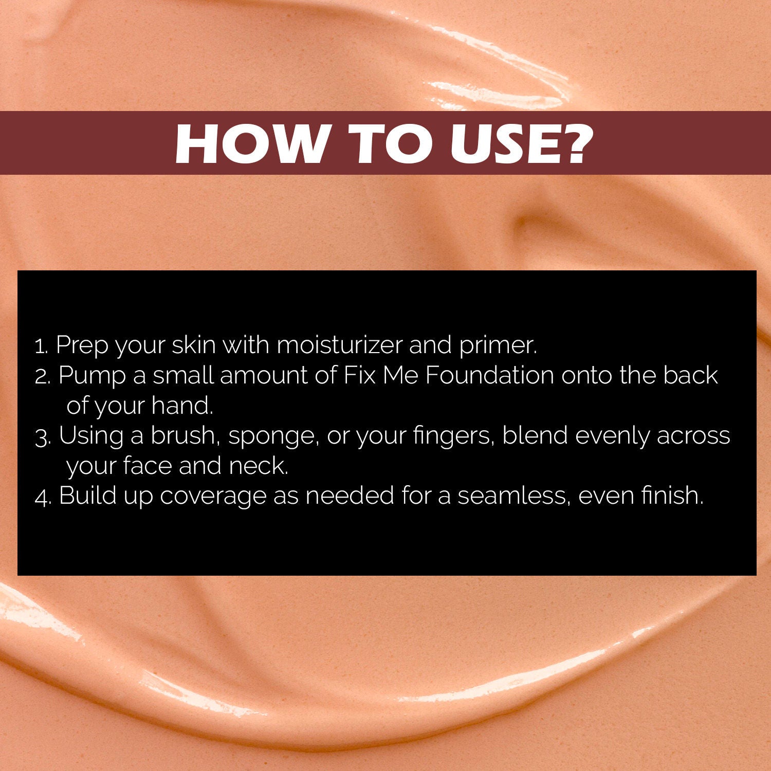 FASHION COLOUR Fix Me Foundation