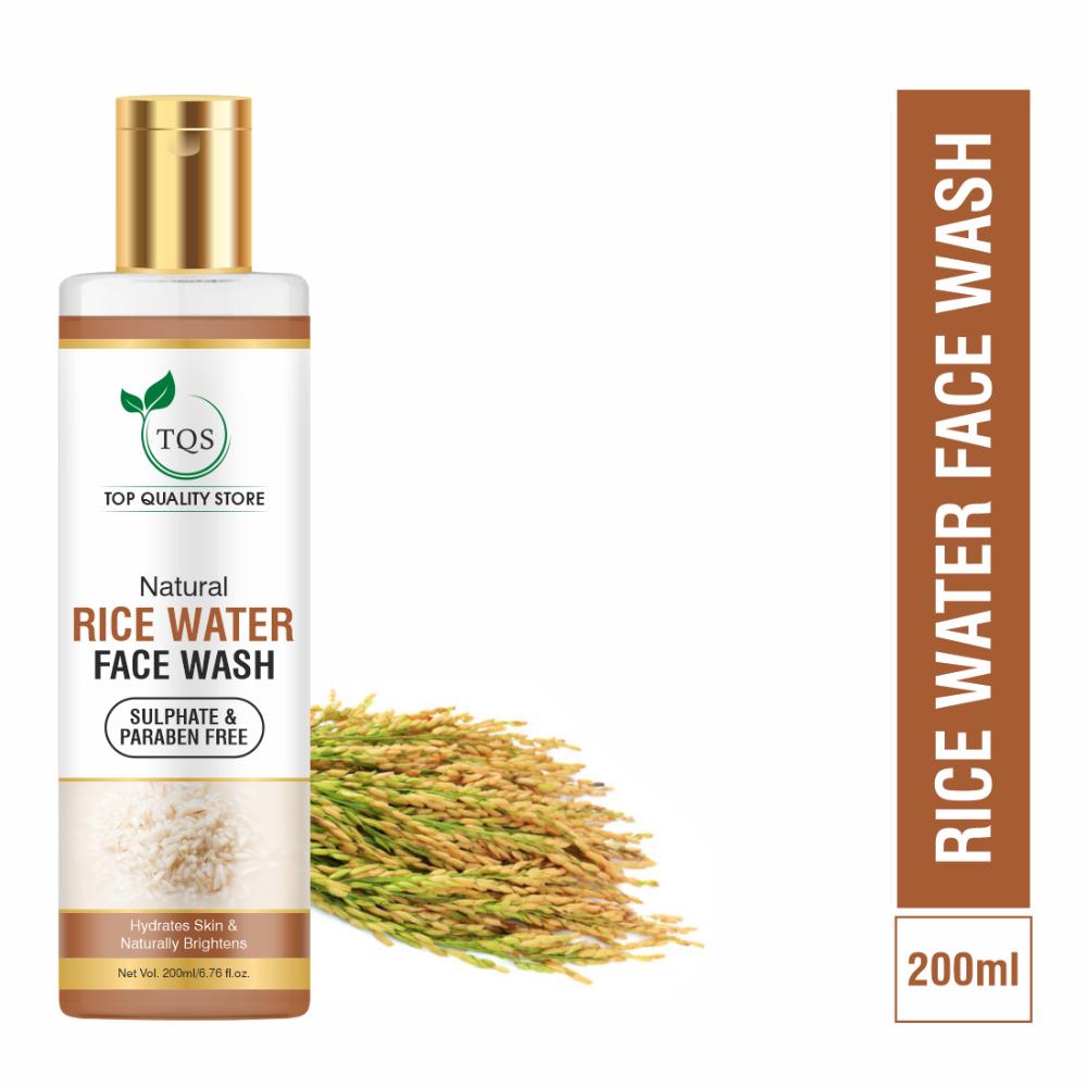 Tqs Rice Water Face Wash For Glass Skin Brightens, Tightens & Evens Skin Tone Suitable For All Skin