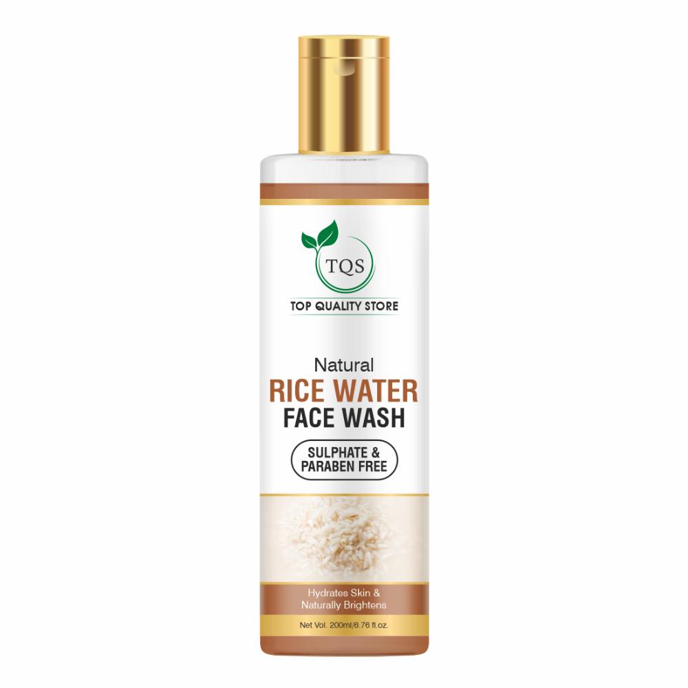 Tqs Rice Water Face Wash For Glass Skin Brightens, Tightens & Evens Skin Tone Suitable For All Skin