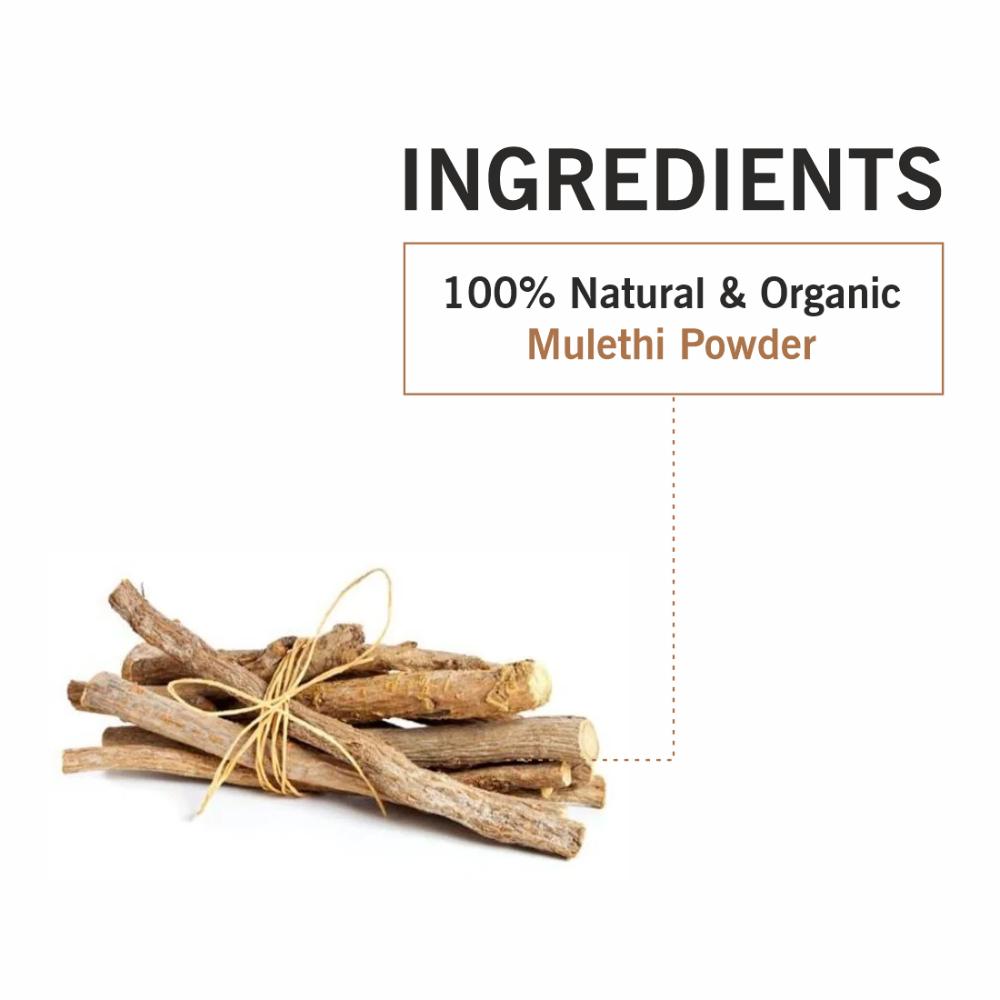 Tqs Natural Mulethi Powder 100% Organic, For Skin & Hair Care