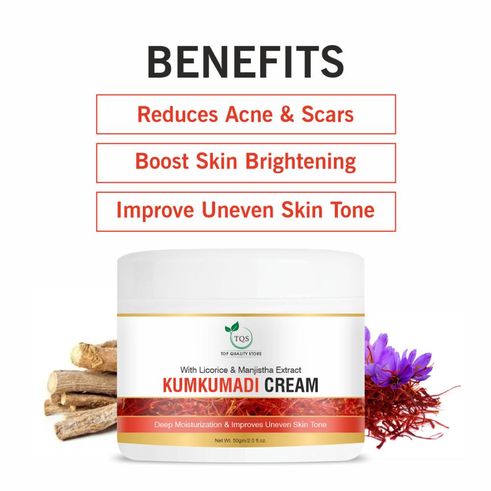 TQS Kumkumadi Face Cream With Licorice & Manjistha