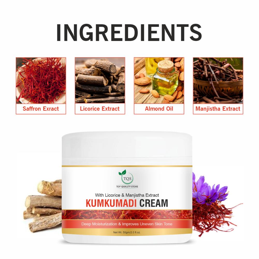 TQS Kumkumadi Face Cream With Licorice & Manjistha