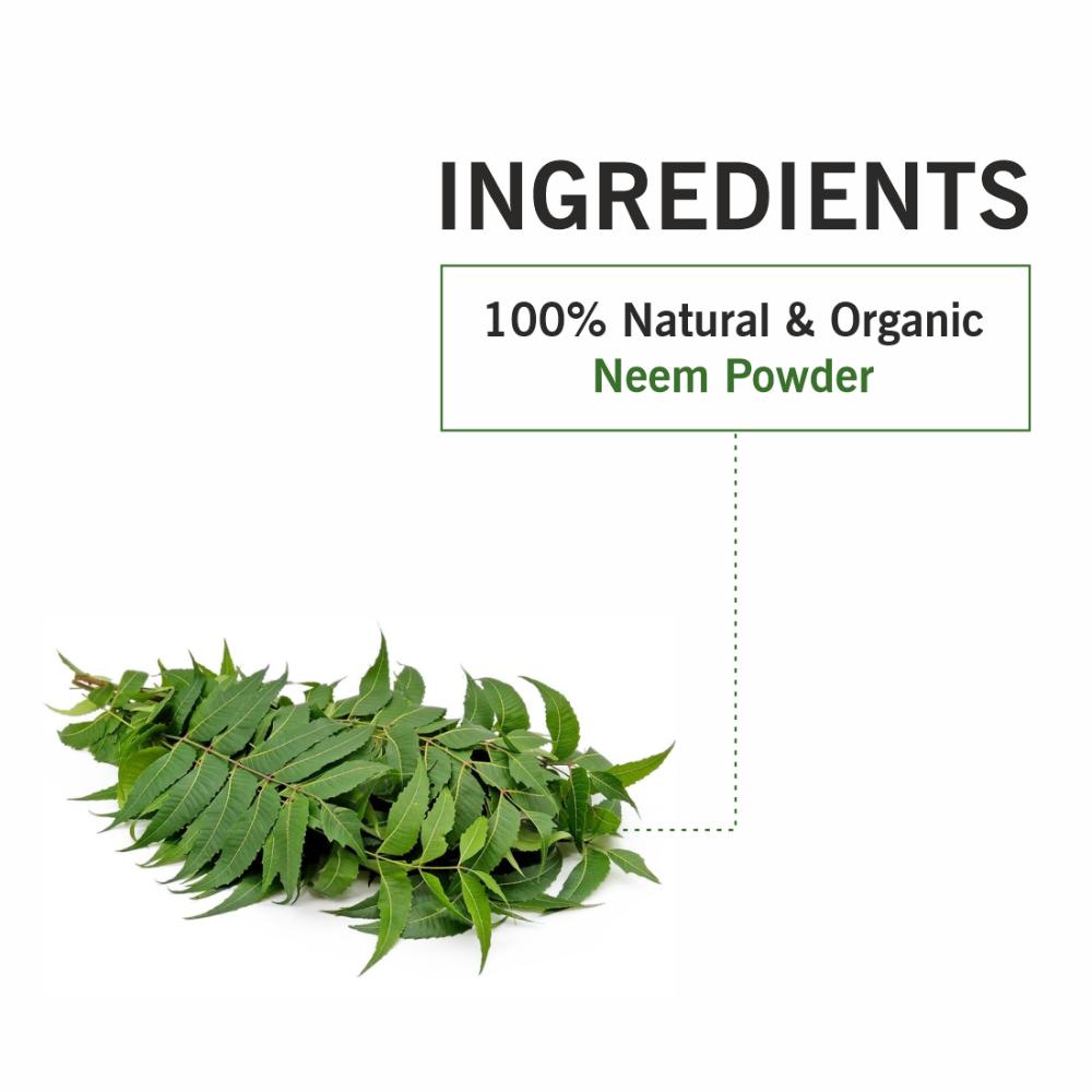 Tqs Natural Neem Leaf Organic Powder For Oil Control & Deep Cleanses