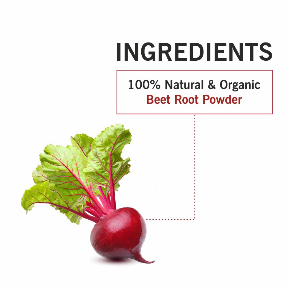 Tqs 100% Natural Beetroot Powder Pure & Organic For Face, Hair Skin & Lip Balm No Additives