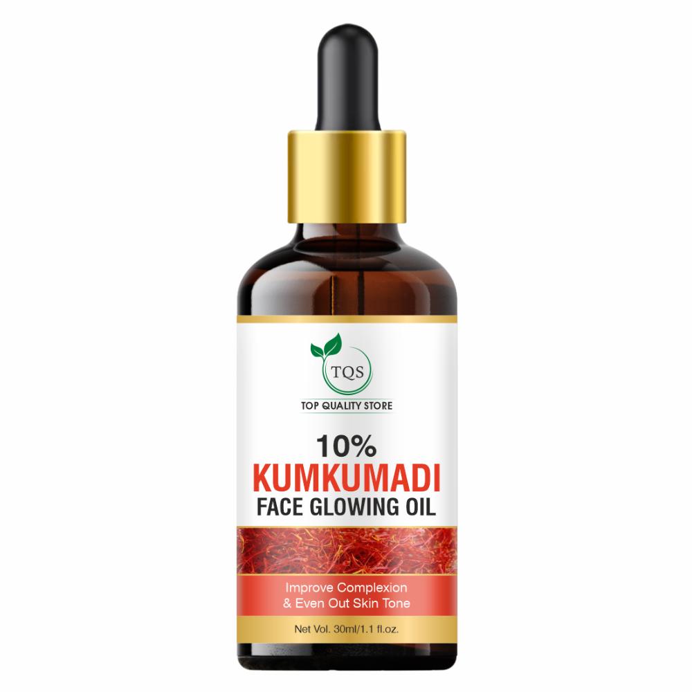 Tqs Kumkumadi Oil Thailam, Skin Brightening Oil Toned Glow Enriched With Saffron 100% Chemical Free