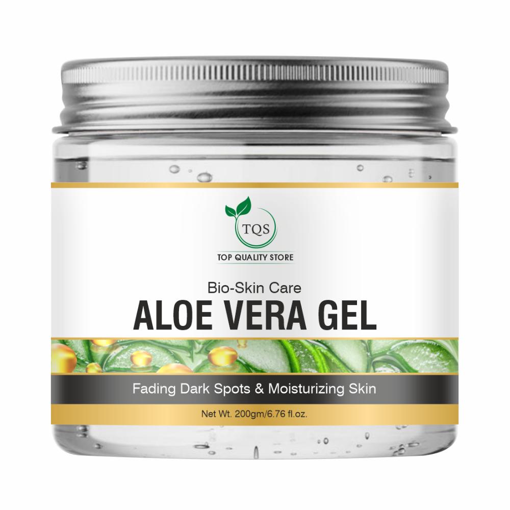 Tqs Aloe Vera Gel For Face, With Natural Aloe Vera & Vitamin E For Skin & Hair