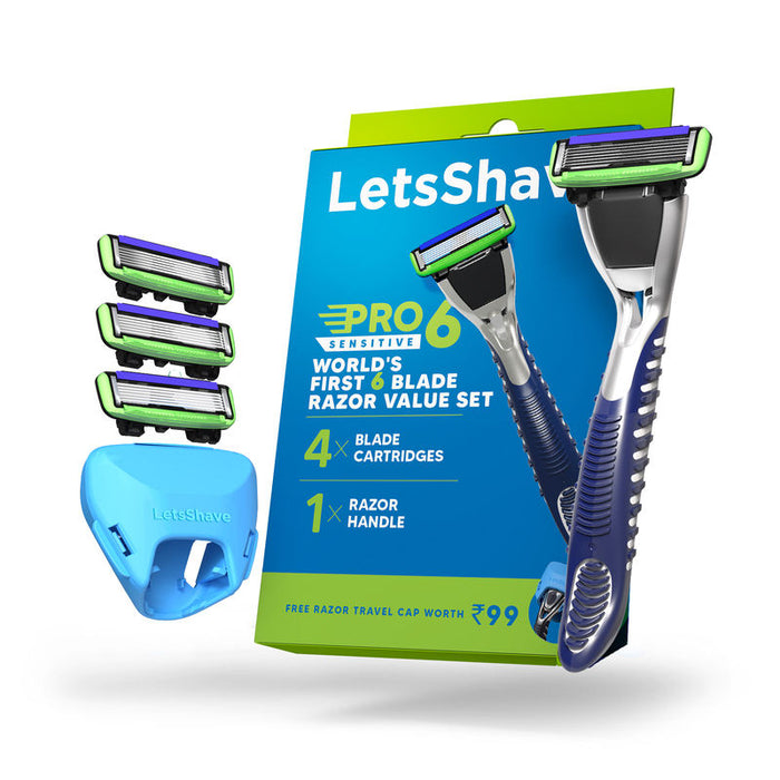 LetsShave Pro 6 Sensitive Value Set