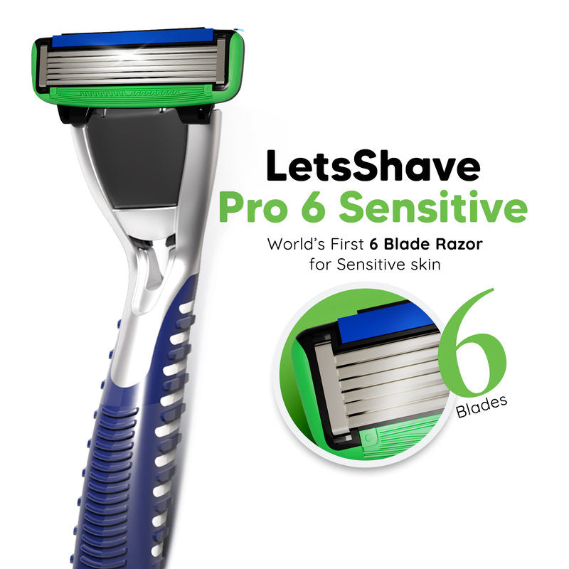 LetsShave Pro 6 Sensitive Value Set