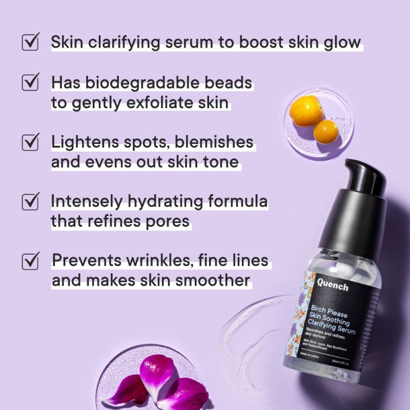 Quench Skin Soothing Clarifying Serum with Hyaluronic Acid