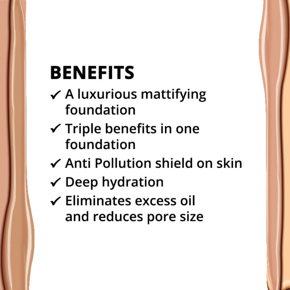 Nykaa Cosmetics SkinShield Anti-Pollution Matte Foundation