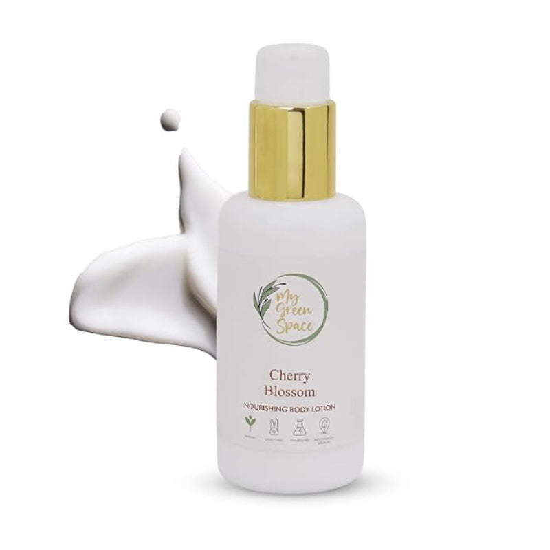 My Green Space Cherry Blossom Body Lotion Soft & Smooth Skin Moisturizer for All Skin Types