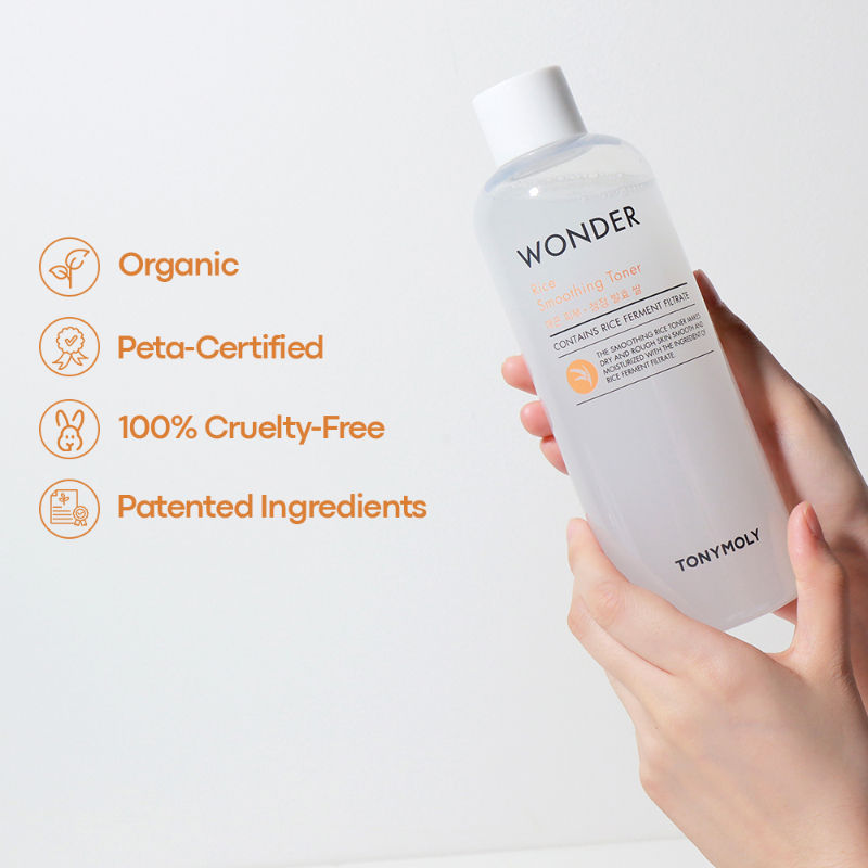TONYMOLY Korean Wonder Rice Smoothing Toner-Hydrates, Brightens, Clarifies Dry & Combination Skin