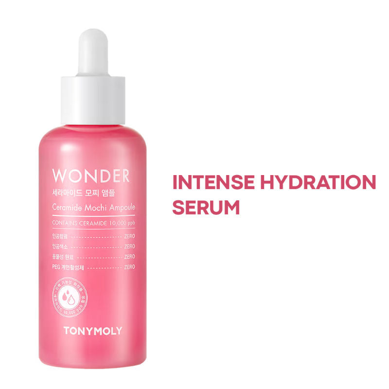 TONYMOLY Korean Wonder Ceramide Mochi Ampoule to Moisturize, Firm & Brighten Dry Skin