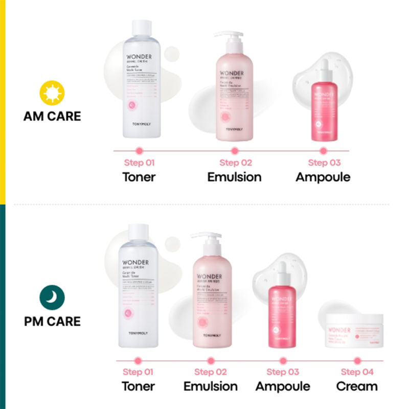 TONYMOLY Korean Wonder Ceramide Mochi Ampoule to Moisturize, Firm & Brighten Dry Skin