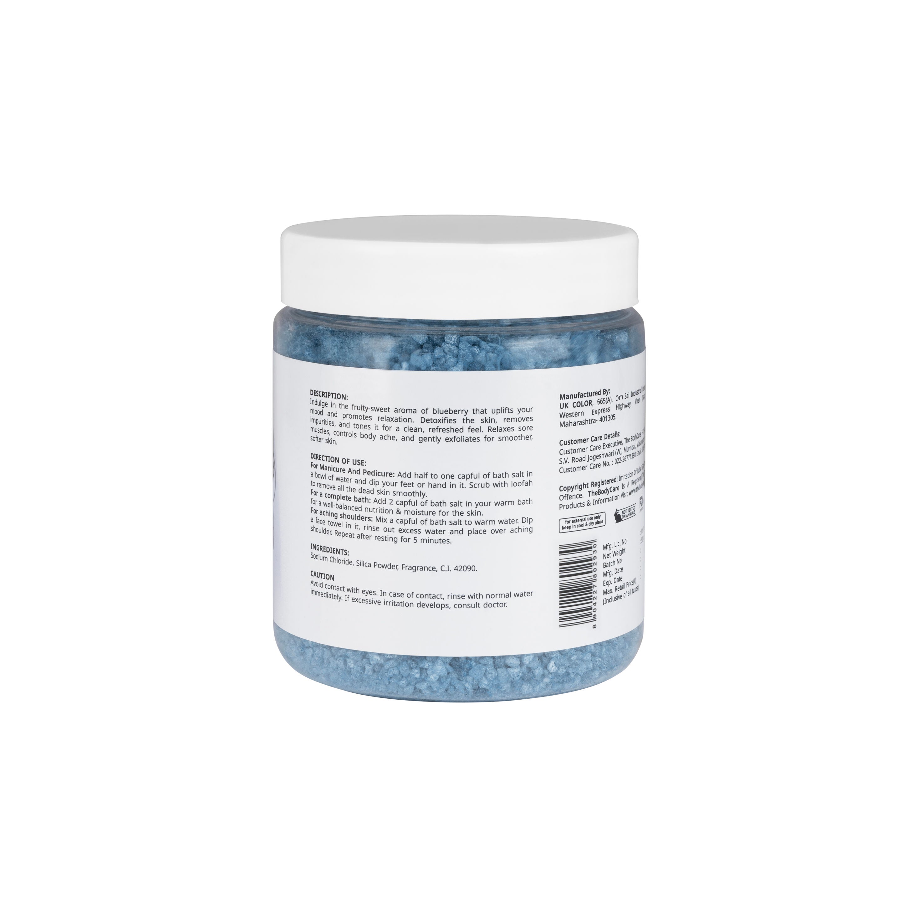 The Body Care Blueberry Bathsalt