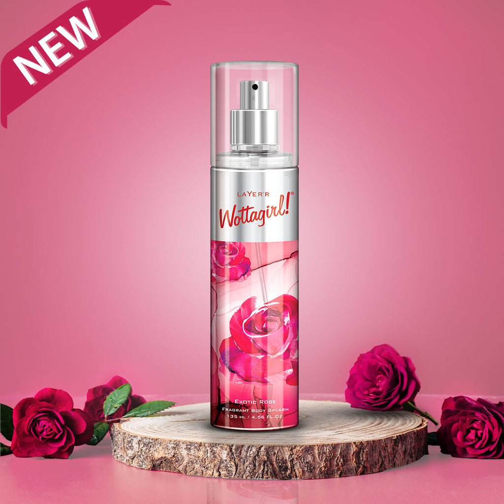 Layer'r Wottagirl! Exotic Rose Body Mist Spray For Her