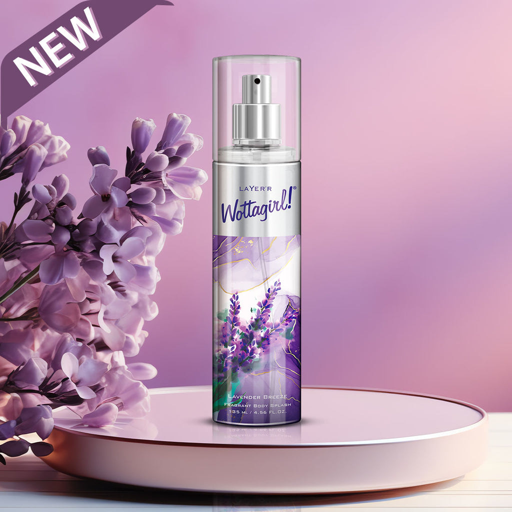 Layer'r Wottagirl! Lavender Breeze Body Mist Spray For Her