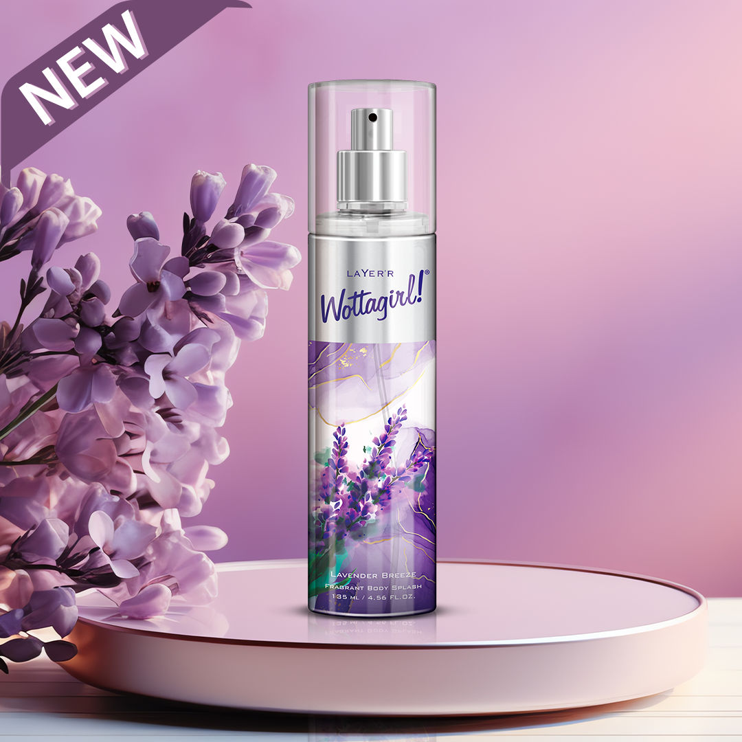 Layer'r Wottagirl! Lavender Breeze Body Mist Spray For Her