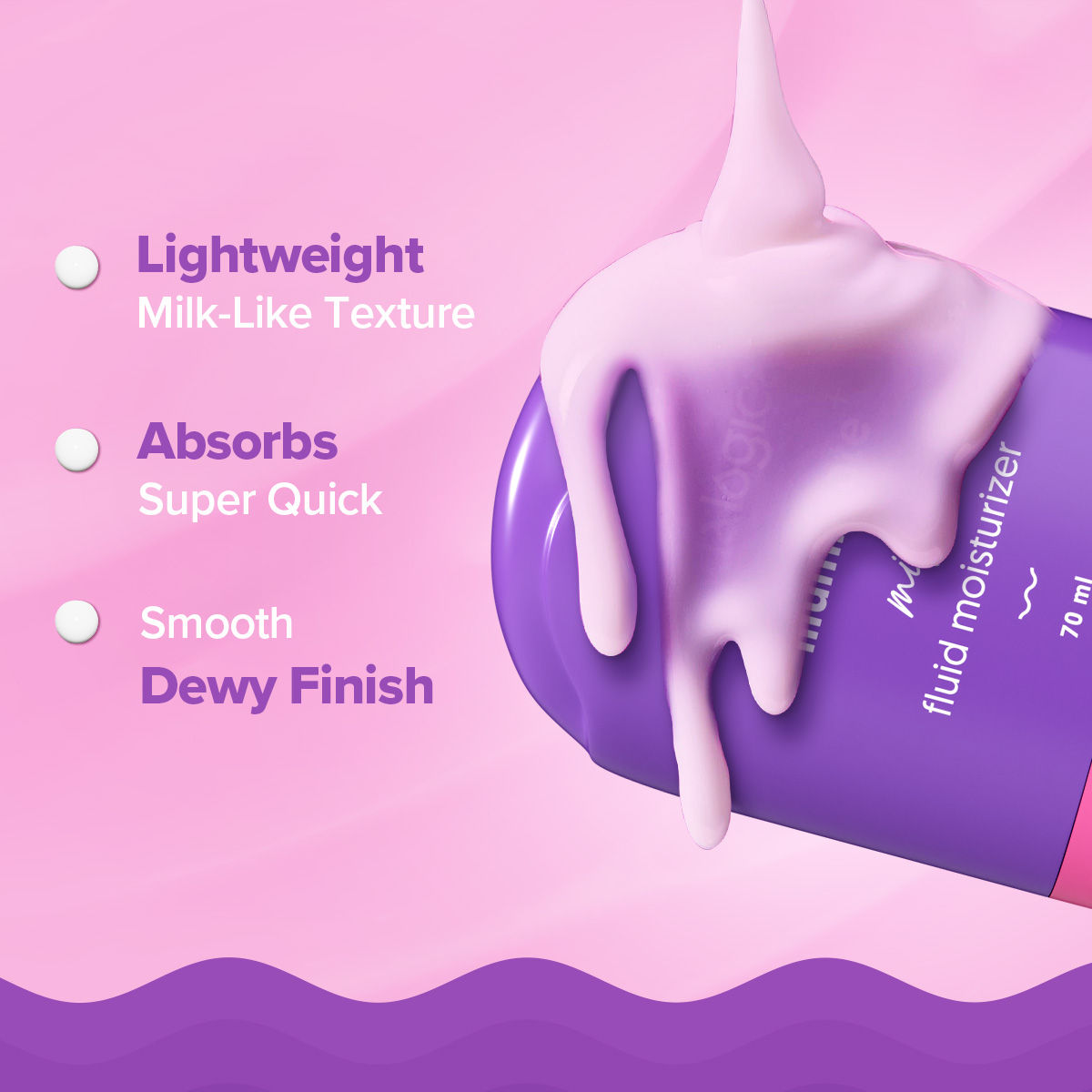 Aqualogica Illuminate + Milk Fluid Moisturizer For Oily To Combination Skin