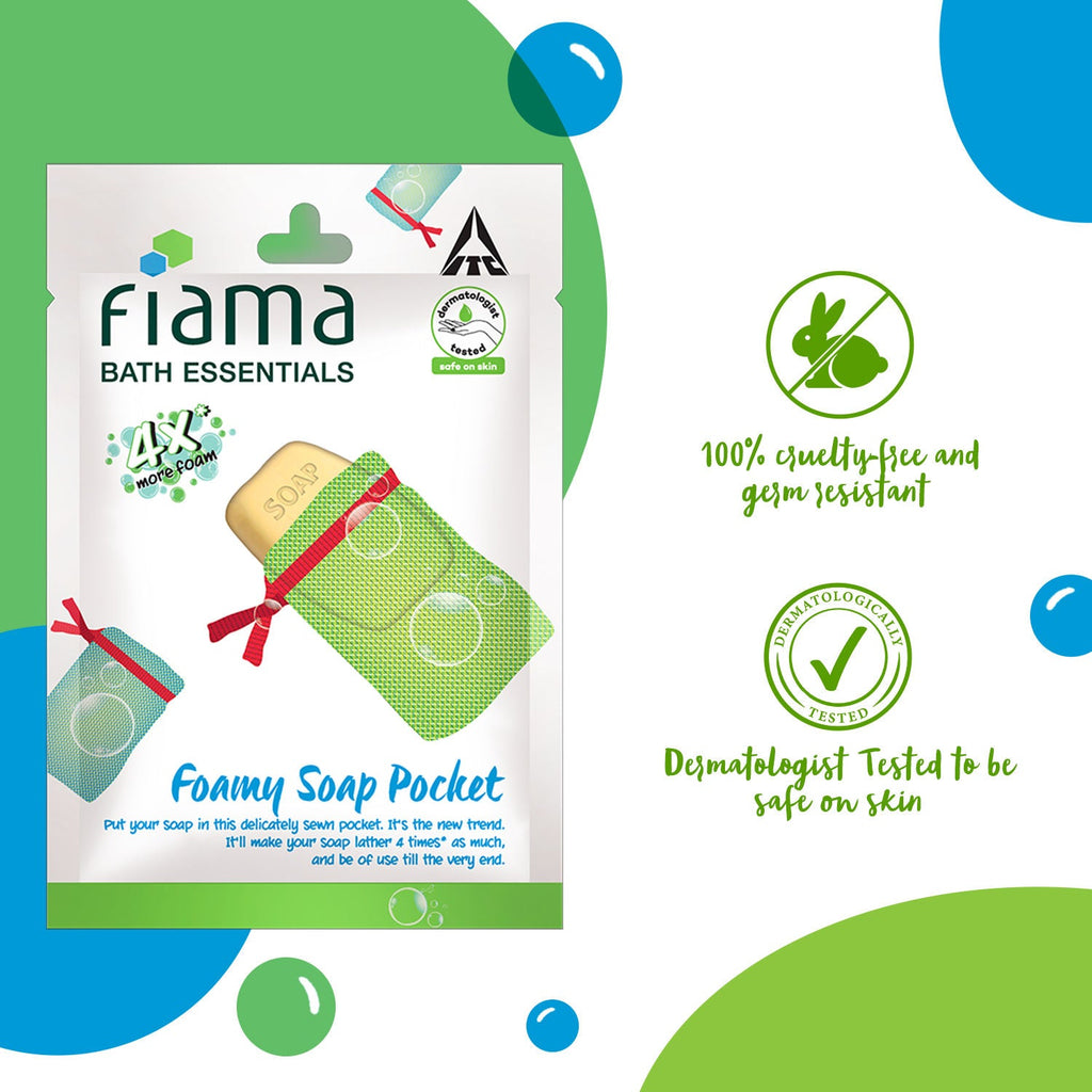 Fiama Bath Essentials Foamy Soap Pocket