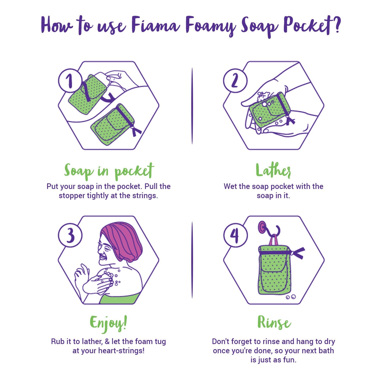 Fiama Bath Essentials Foamy Soap Pocket