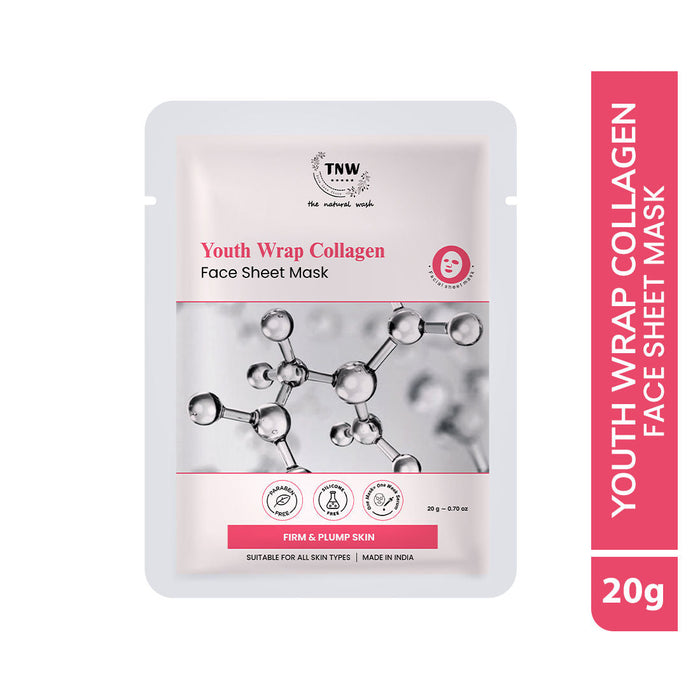 TNW The Natural Wash Glow Essence Collagen Face Sheet Mask
