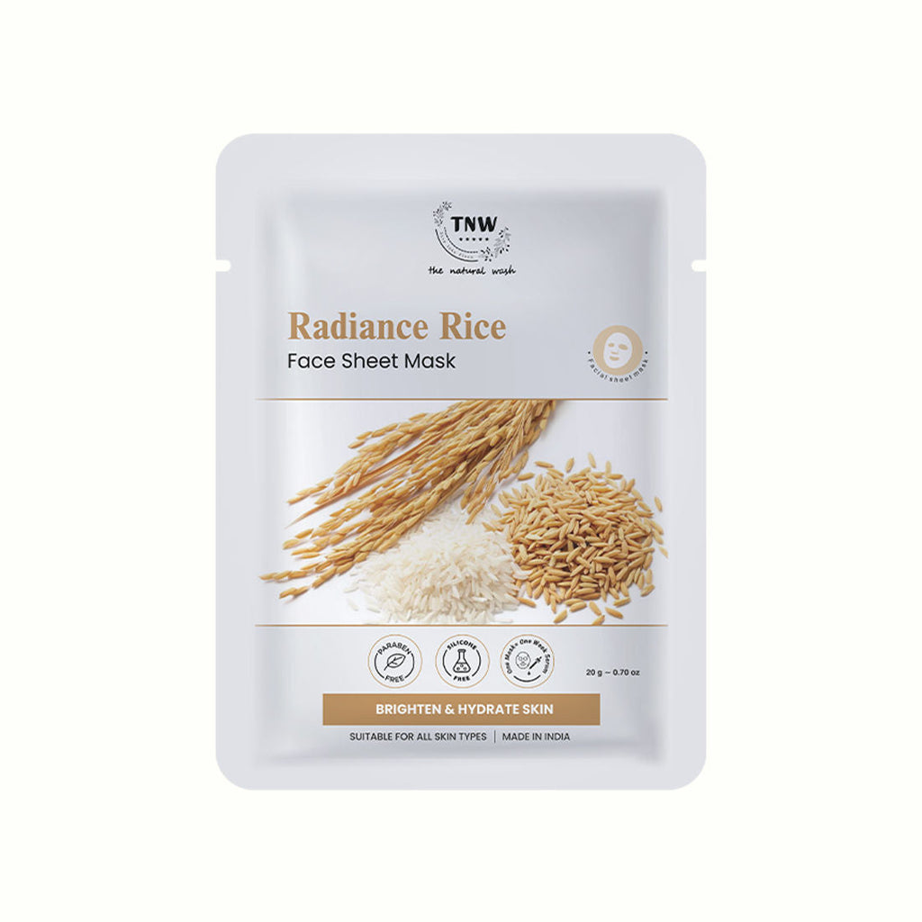 TNW The Natural Wash Pure Radiance Rice Face Sheet Mask