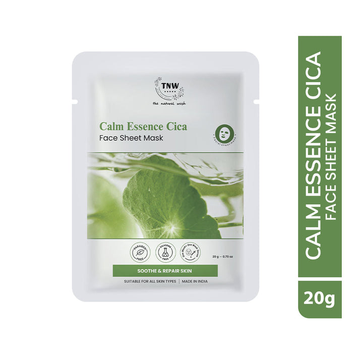 TNW The Natural Wash Calm Essence Cica Face Sheet Mask