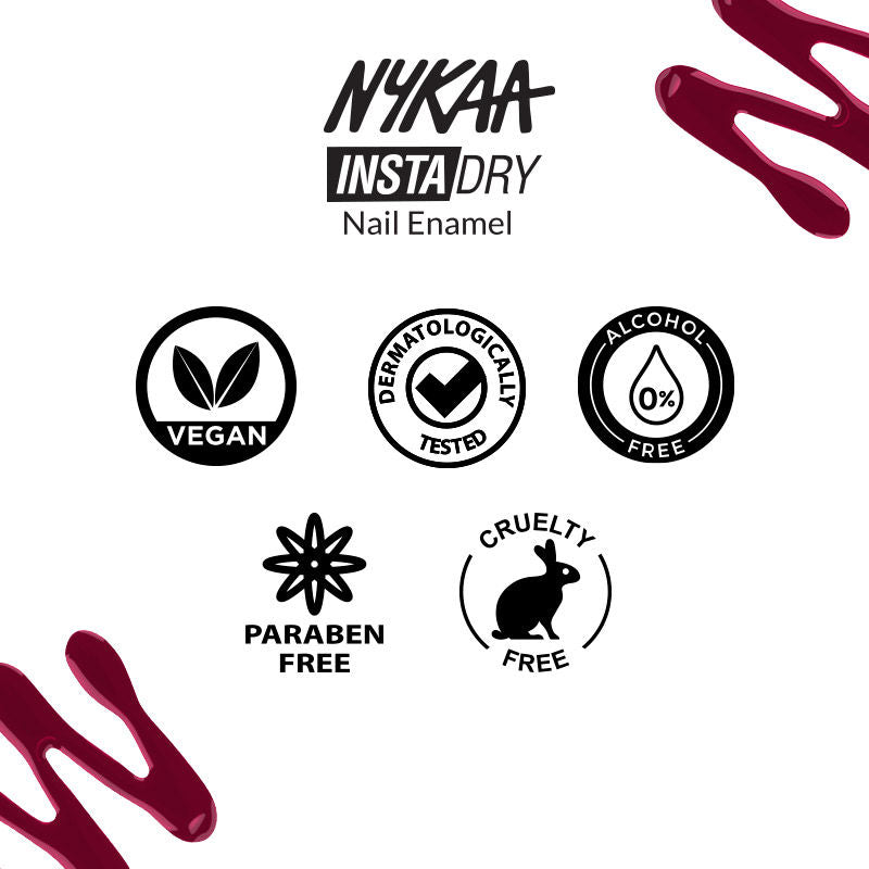 Nykaa Cosmetics Insta Dry Fast Drying Nail Enamel Polish
