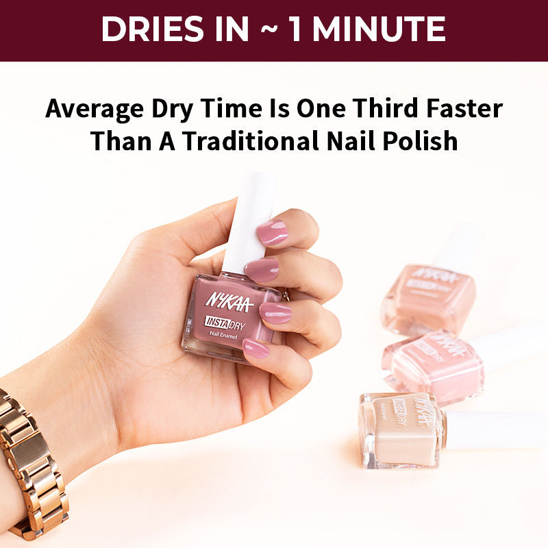 Nykaa Cosmetics Insta Dry Fast Drying Nail Enamel Polish