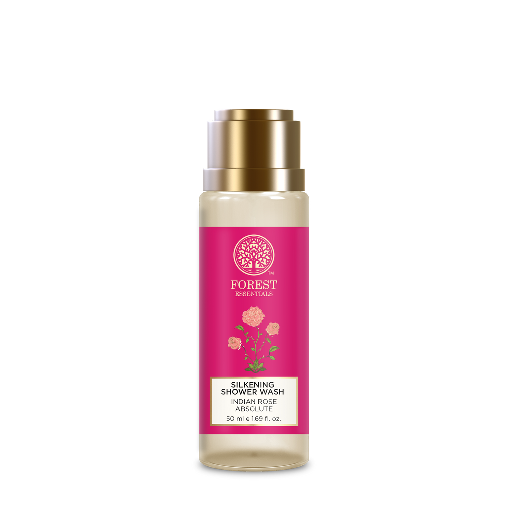 Forest Essentials Silkening Shower Wash - Indian Rose Absolute