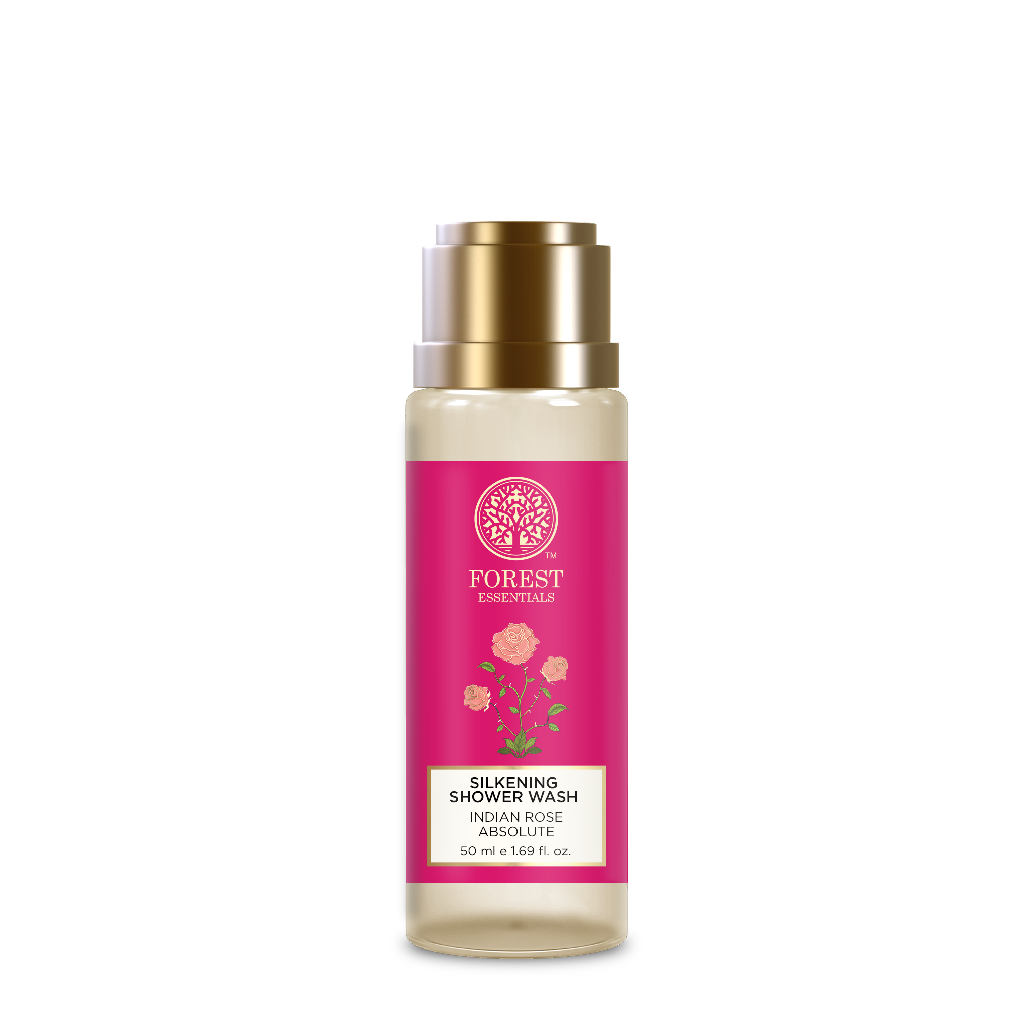 Forest Essentials Silkening Shower Wash - Indian Rose Absolute