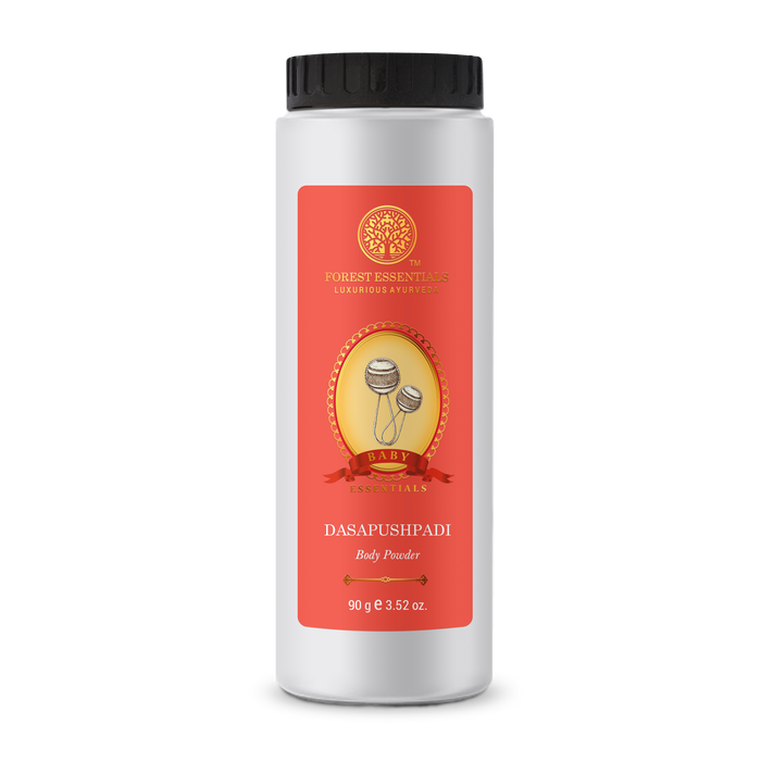 Forest Essentials Baby Body Powder Dasapushpadi - Talc Free Natural Baby Powder - Safe & Natural